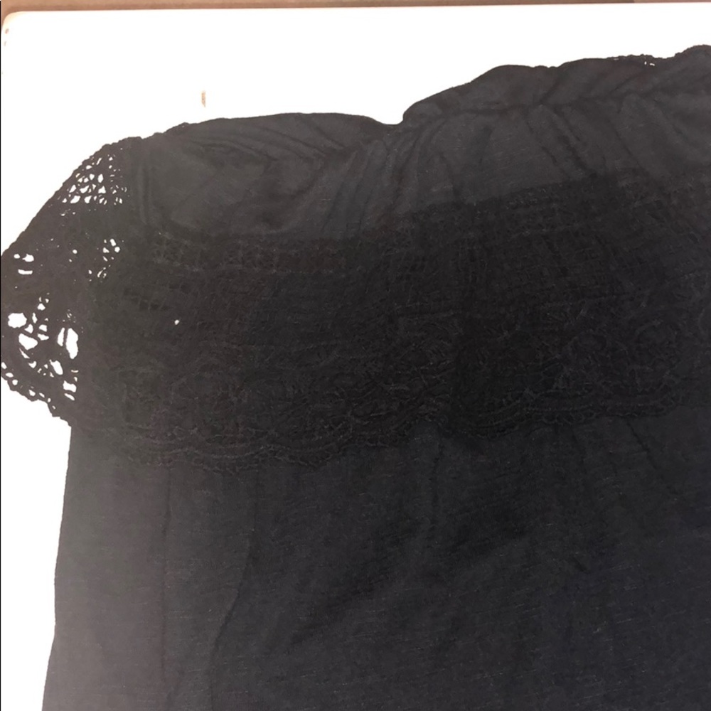 Ocean drive black tube top